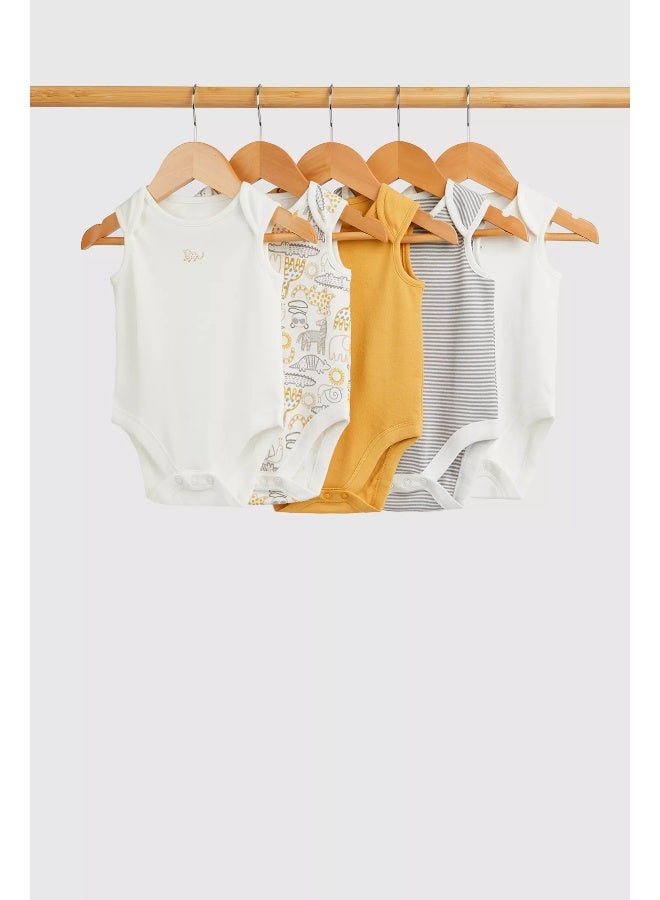 mothercare بدلة سفاري بدون أكمام - عبوة من 5 قطع - Image 1