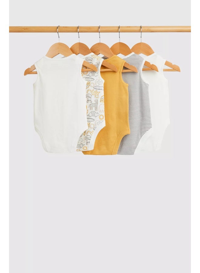 mothercare بدلة سفاري بدون أكمام - عبوة من 5 قطع - Image 2