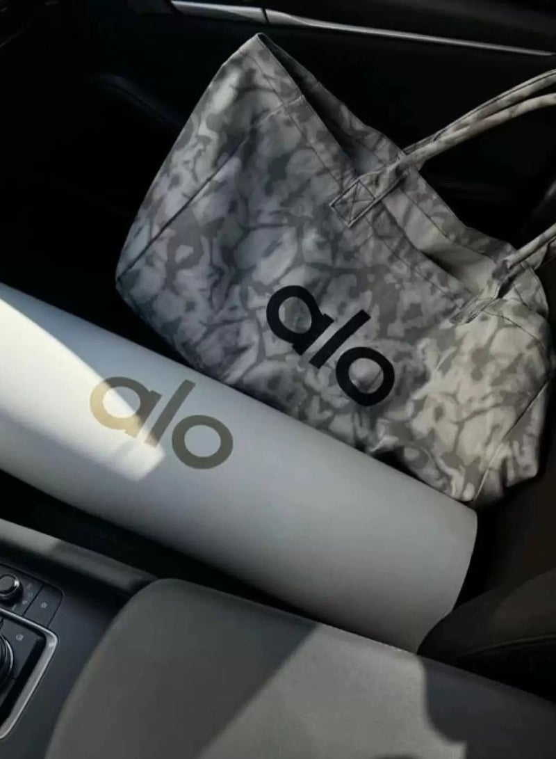 alo Alo yoga handbag, canvas camouflage bag, large-capacity hand-held yoga, casual outdoor sports, single-shoulder fitness bag, tote bag  - Image 2