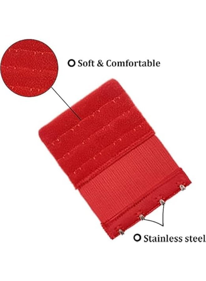 6 أجهزة كمبيوتر شخصية النساء حمالة الصدر Band Extenders السيدات قابلة للتعديل ناعمة ومريحة حمالة الصدر المرنة أو حمالة الصدر Clip Extender سهلة الإرفاق والاستخدام لطيف على الجلد لأم صديقات الفتيات ، حجم واحد - Image 4