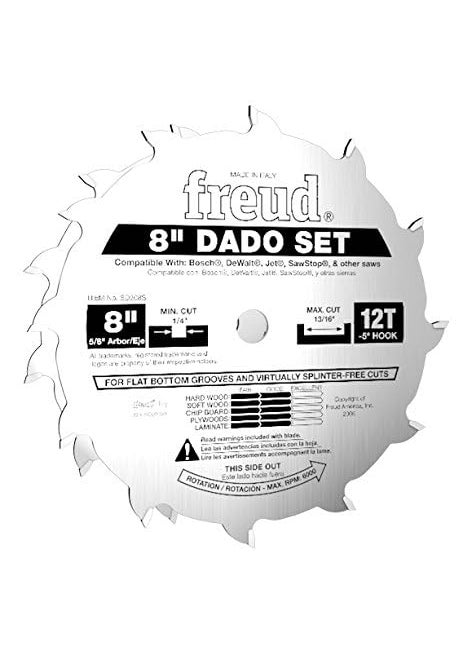 freud Freud SD208S: 8" Pro Dado Set  - Image 2