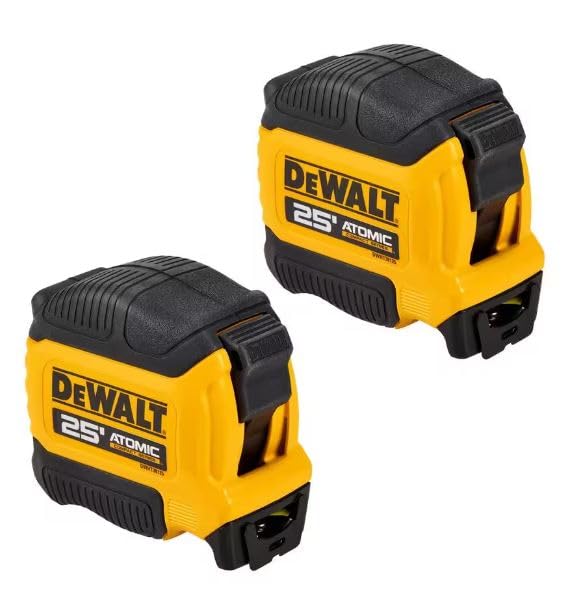 Stanley STANLEY Stanley Dewalt DWHT38125S Atomic 25' Tape Measure - 2 Pack - Image 1