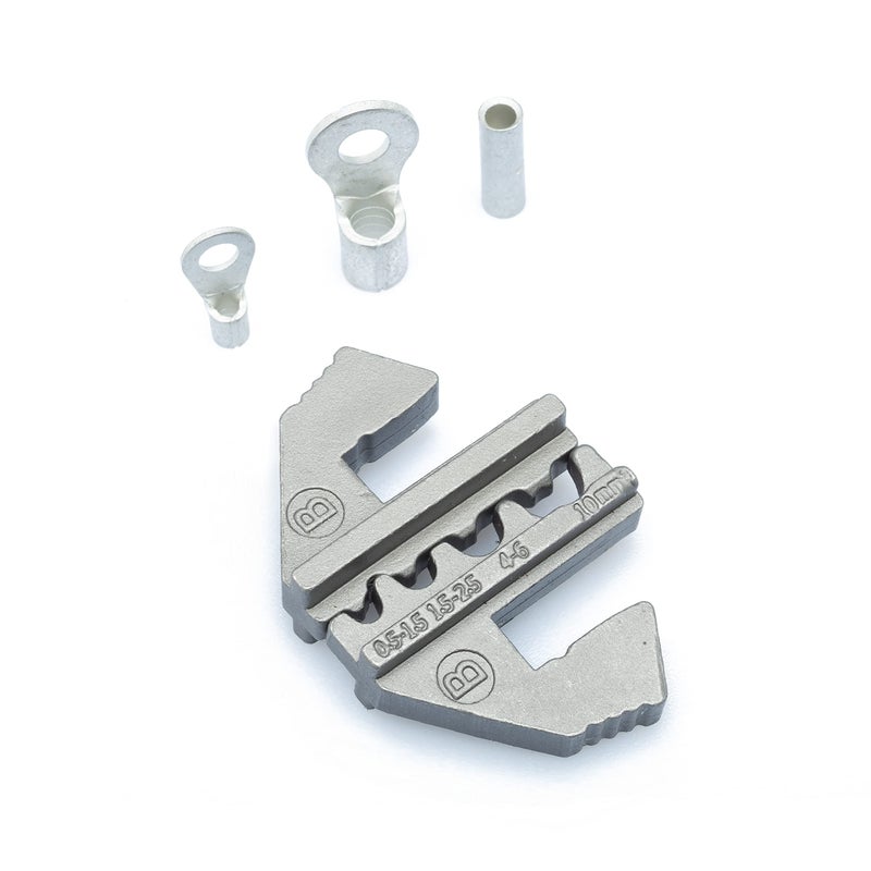 Wirefy Crimping Die for NonInsulated Terminals 2010 AWG Interchangeable QuickChange Die for Wirefy Crimping Tools Professional 3D Crimping Accessory