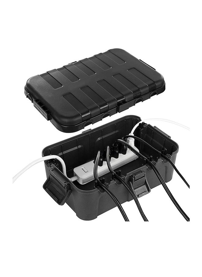Garlo - Large Outdoor Electrical Box (34.5 * 24 * 12cm), Outdoor Outlet Covers Waterproof IP54 Extension Cord Cover Weatherproof, Protect Outlet, Plug, Socket, Timer, Power Strip, Holiday Light Decoration - Image 1