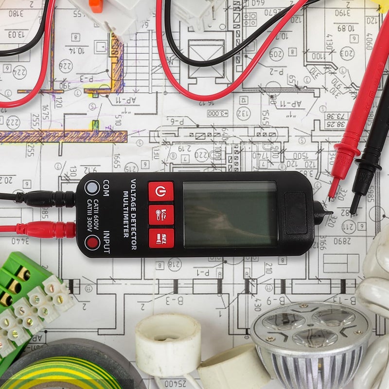 Digital Multimeter Fully Automatic AC DC Voltage Tester Non Contact Safe Insulation Detection - Image 5