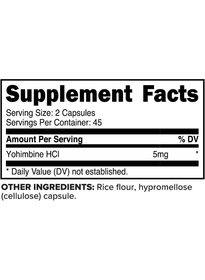 Primaforce Yohimbine HCl 2.5 Mg 90 Veggie Caps - Image 2