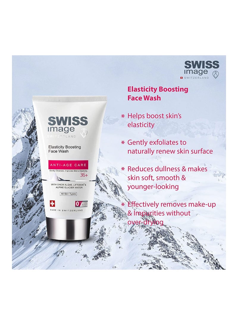 SWISS image غسول الوجه المضاد للشيخوخة 36+ لتعزيز المرونة 150 مل - Image 3