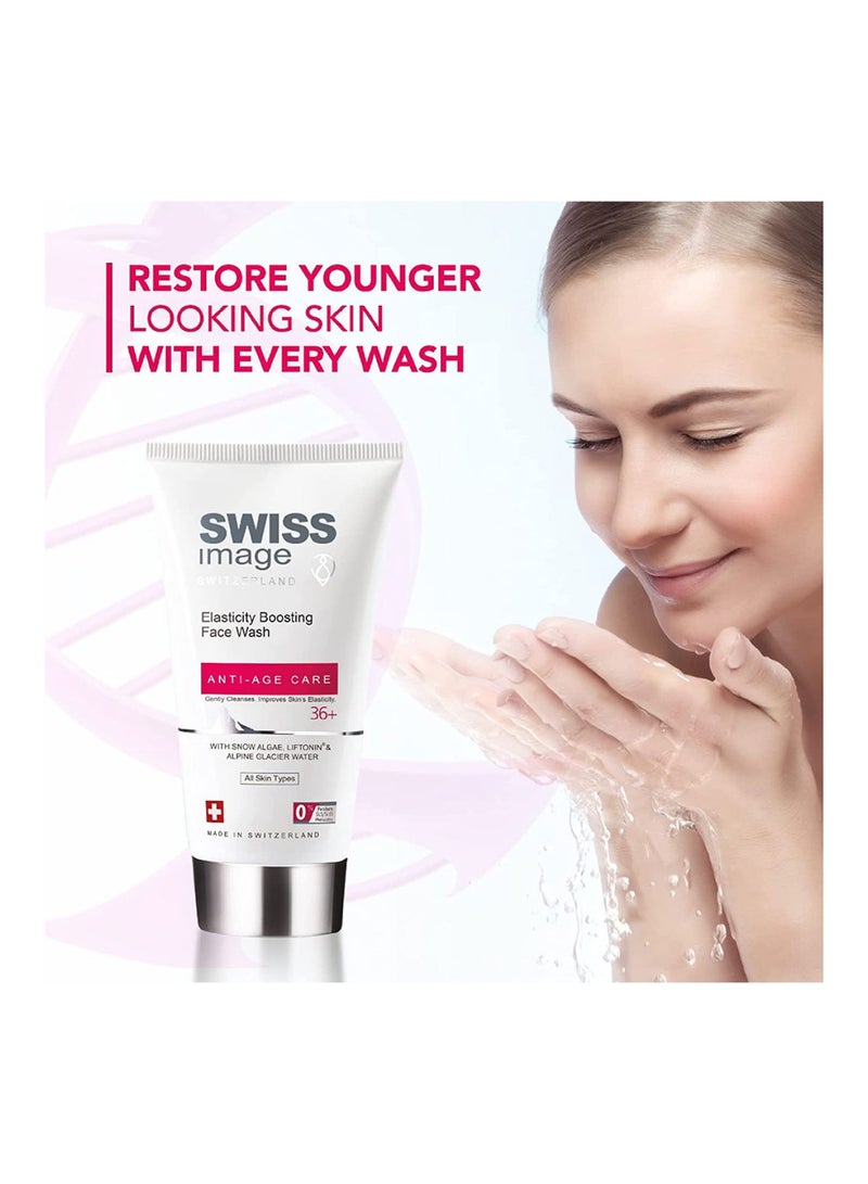 SWISS image غسول الوجه المضاد للشيخوخة 36+ لتعزيز المرونة 150 مل - Image 5