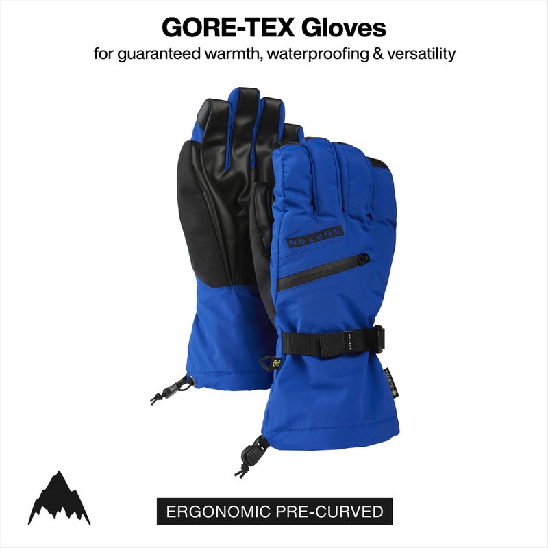Burton Menâ€™s Gore-TEX Insulated Gloves â€“ Waterproof Winter Snowboard Gloves â€“ Jake Blue, Small - Image 2
