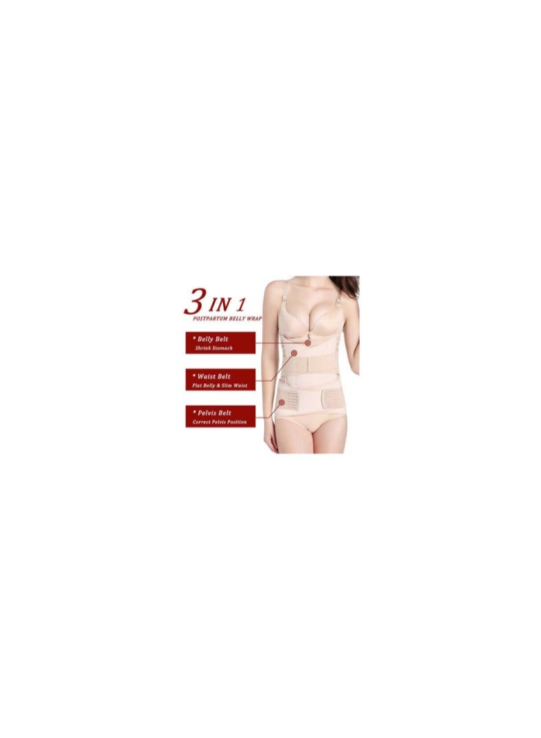 Generic 3 in 1 Postpartum Recovery Support Belt for Belly, Waist and Pelvic Area XL for Women - Image 4