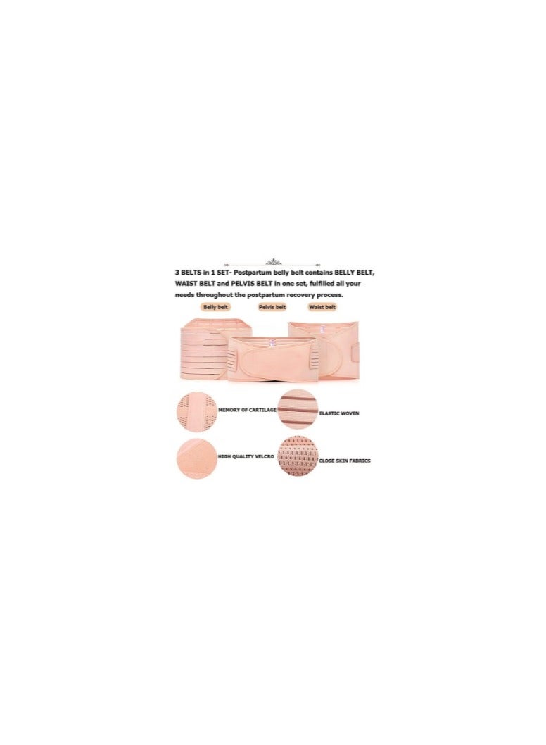 Generic 3 in 1 Postpartum Recovery Support Belt for Belly, Waist and Pelvic Area XL for Women - Image 3