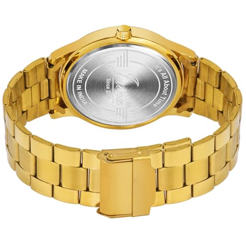 jainx Premium Golden Chain Analog Wrist Watch for Men - JM1131 - Image 5