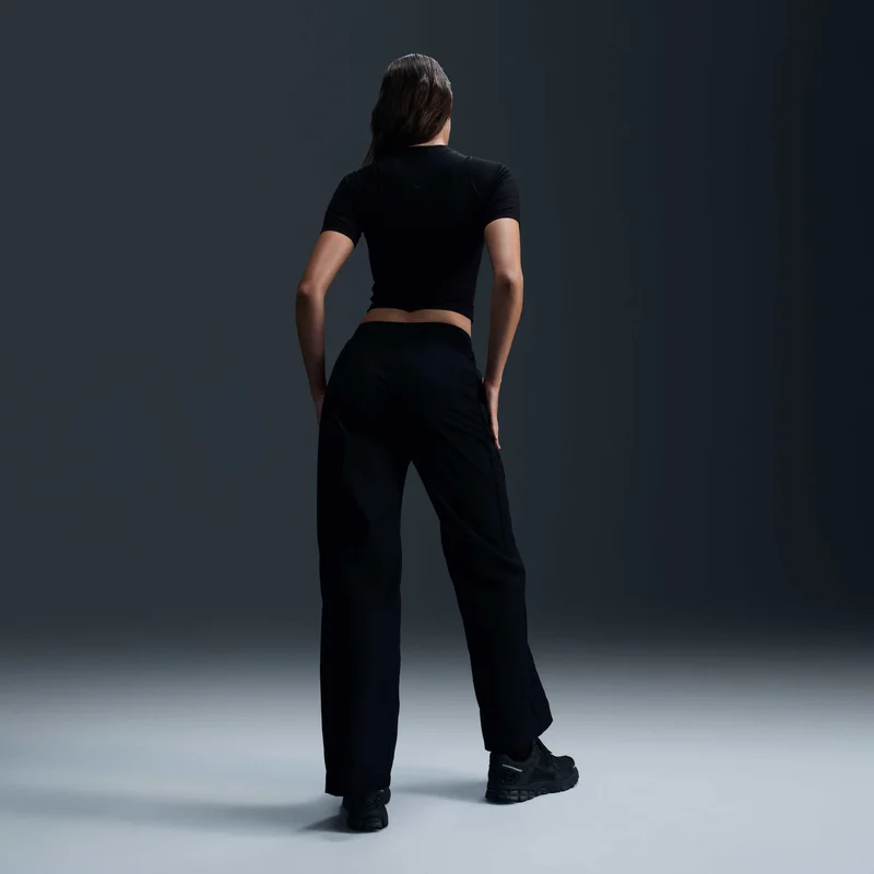 Nike Black Women's Windrunner Wide Leg Pants for Women | Best Price UAE