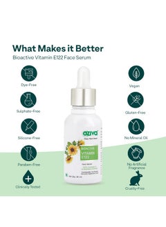 OZiva OZiva Daily Skin Care Combo Pack - Skin Vitamins + Bioactive Vitamin E122 Face Serum With Hyaluronic Acid for Hydration & Radiant Skin  - Image 4
