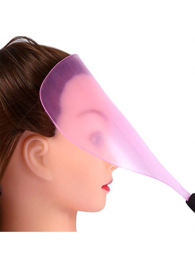 Teensery 2 Pcs 12.8 Inch Barber Hair Salon Hairdressing Mask Haircut Hairspray Hair Gel Face Cover Face Eyes Protector for Makeup Hair Cutting Coloring, Random Color 
