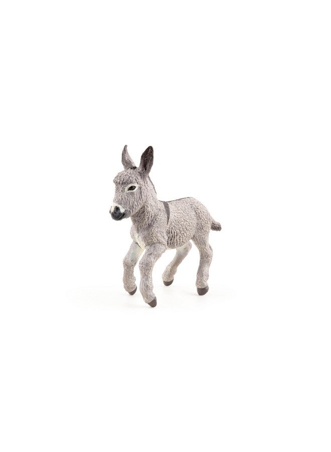 Papo Papo -Hand-Painted - Figurine -Farmyard Friends -Provence donkey foal -51177 - Collectible - For Children - Suitable for Boys and Girls - From 3 years old , Gray - Image 2