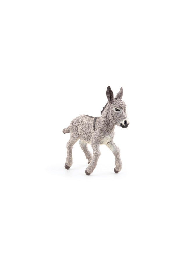 Papo Papo -Hand-Painted - Figurine -Farmyard Friends -Provence donkey foal -51177 - Collectible - For Children - Suitable for Boys and Girls - From 3 years old , Gray - Image 1