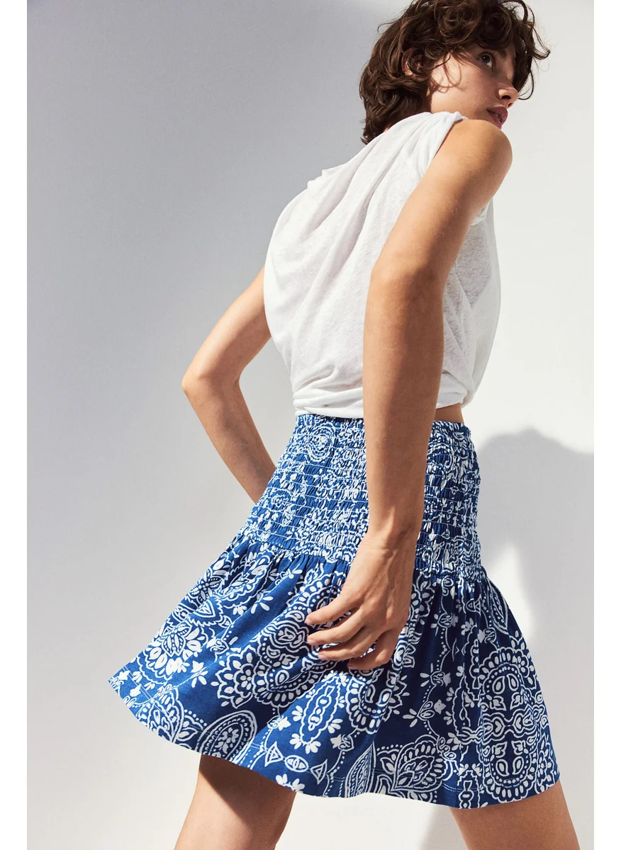 H&M Smock-Waisted Skirt