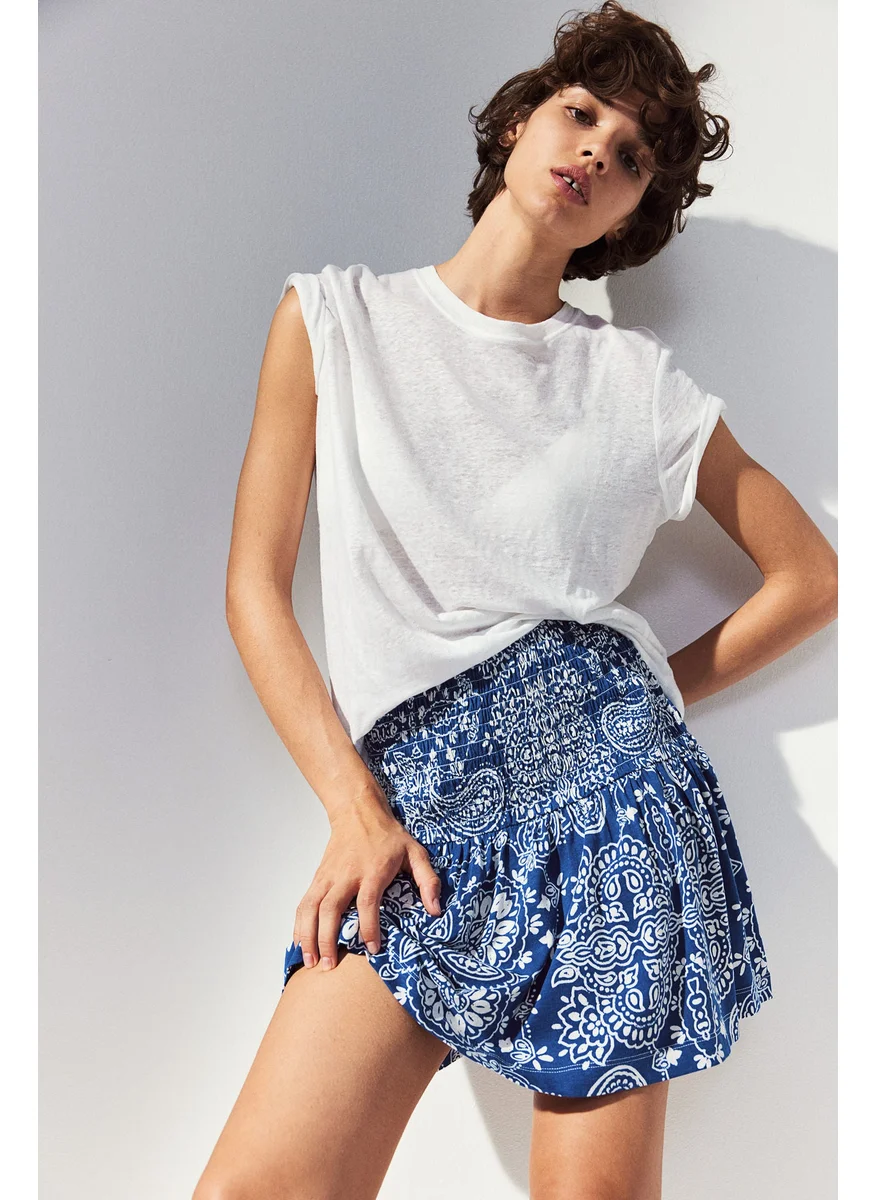 H&M Smock-Waisted Skirt