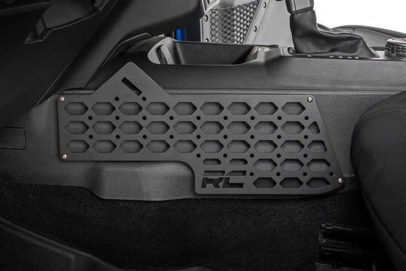 Rough Country Center Console Molle Mounting Panel Kit for Ford Bronco 20212025 Durable Steel Panel for Secure Gear Storage Easy to Install