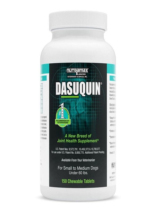Nutramax Laboratories Nutramax Dasuquin Joint Health Supplement for Small to Medium Dogs - With Glucosamine, Chondroitin, ASU, Boswellia Serrata Extract, Green Tea Extract, 150 Chewable Tablets  - Image 1