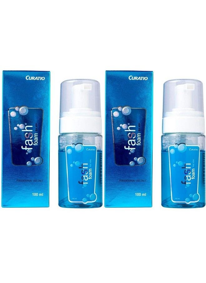 Organext Pharmaceuticals - Fash Foam Face Wash Formulated For Sensitive Dry And Acne Prone Skin 100Ml Pack Of 2 - Image 1