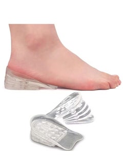 Generic Height Increase Insoles, Adjustable 5-Layer Gel Height Increase Heel Insoles, Silicone Heel Cushion Inserts for Men and Women, Gel Heel Lift Inserts for Leg Length Discrepancy, Invisible Shoe Inserts  - Image 1