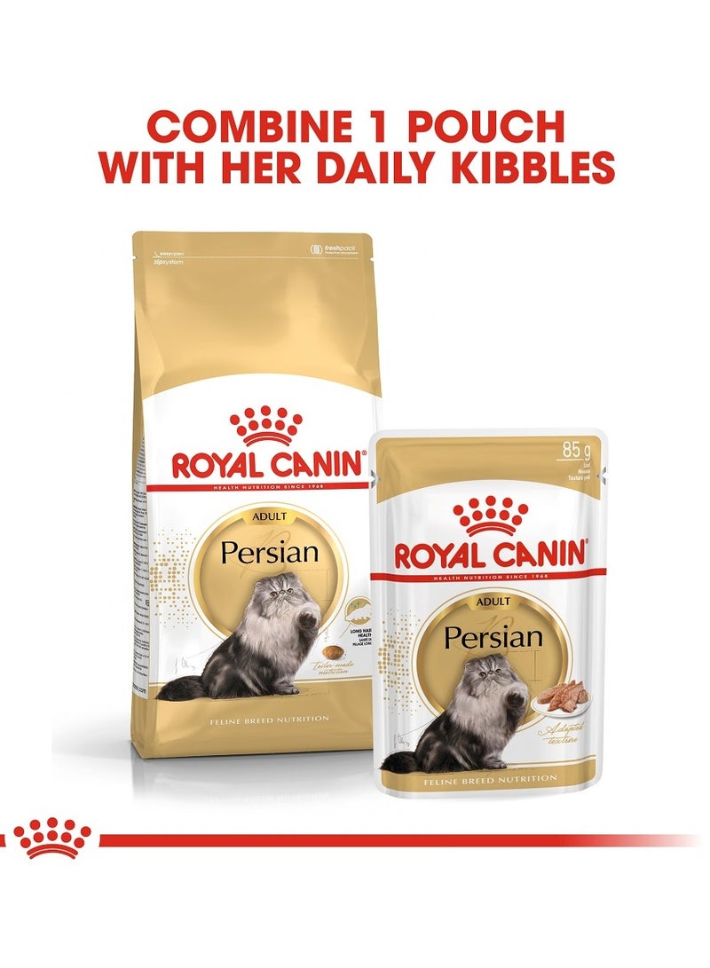 رويال كانين طعام القطط الفارسية من رويال كانين للقطط البالغة للشعر الطويل والصحة وتقليل كرات الشعر وتحسين الأداء الهضمي 400 جرام - Image 5