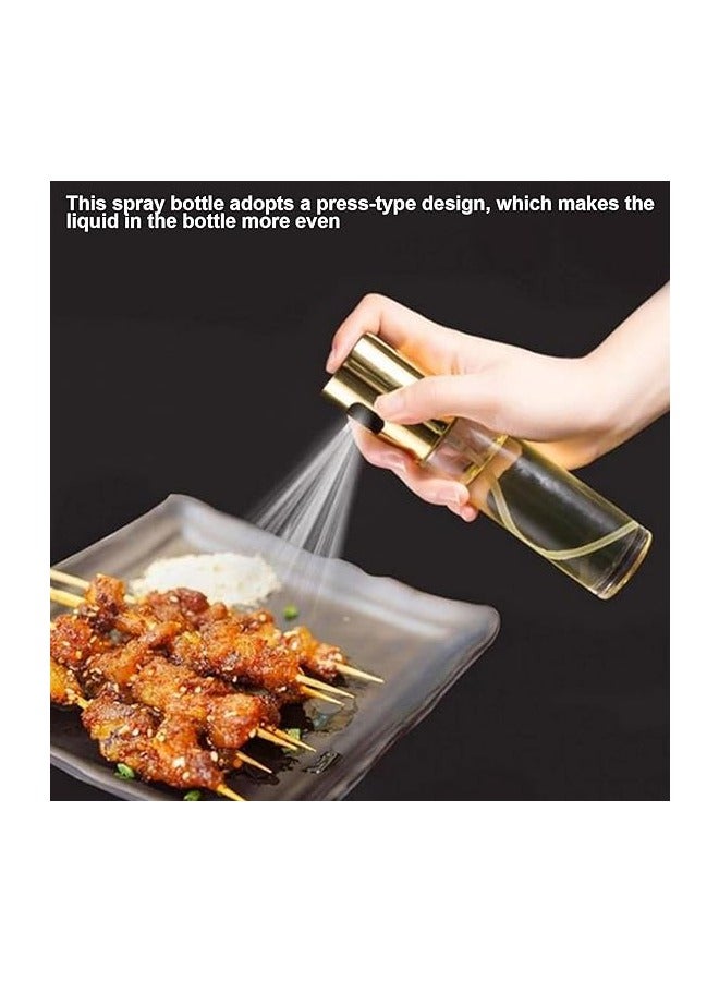 Refillable oil sprayer for even spraying of oil or vinegar, ideal for healthy cooking, grilling, salads, and air fryer use. Transparent design, easy to use, clean, and carry.  - Image 1