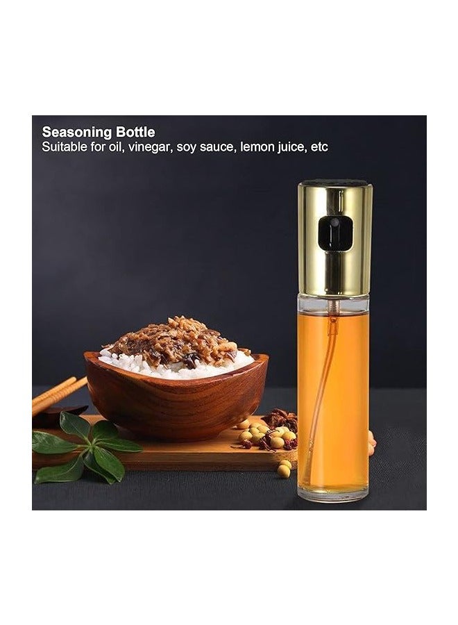 Refillable oil sprayer for even spraying of oil or vinegar, ideal for healthy cooking, grilling, salads, and air fryer use. Transparent design, easy to use, clean, and carry.  - Image 2