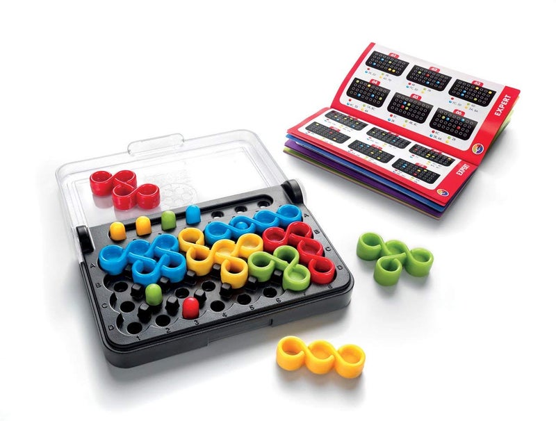 SmartGames IQ Twist, a Travel Game for Kids and Adults, a Cognitive Skill-Building Brain Game - Brain Teaser for Ages 6 & Up, 120 Challenges in Travel-Friendly Case - Image 4