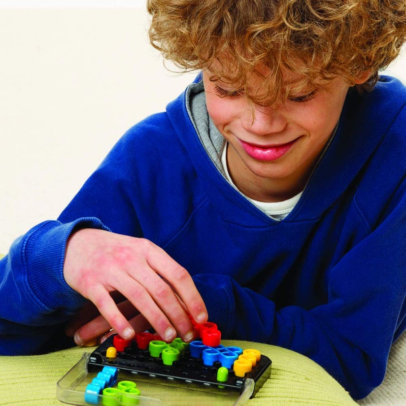 SmartGames IQ Twist, a Travel Game for Kids and Adults, a Cognitive Skill-Building Brain Game - Brain Teaser for Ages 6 & Up, 120 Challenges in Travel-Friendly Case - Image 2