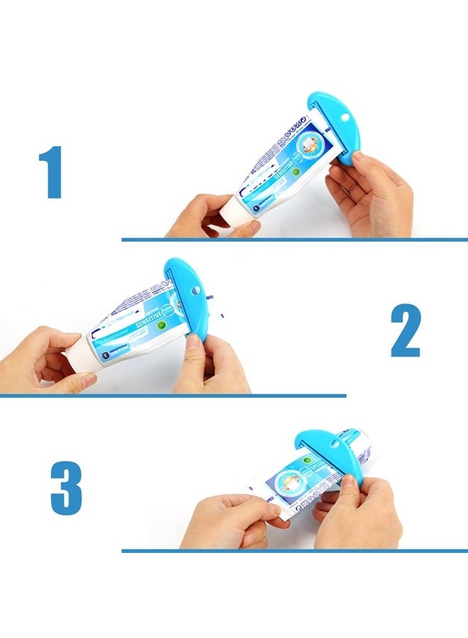 LoveInUSA LoveInUsa Toothpaste Tube Squeezer Dispenser, Hanging Toothpaste Clips Holder Rolling Holder Squeezer 4 Pack - Image 4