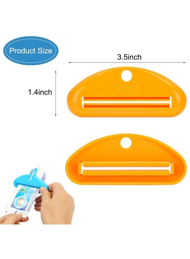 LoveInUSA LoveInUsa Toothpaste Tube Squeezer Dispenser, Hanging Toothpaste Clips Holder Rolling Holder Squeezer 4 Pack - Image 2