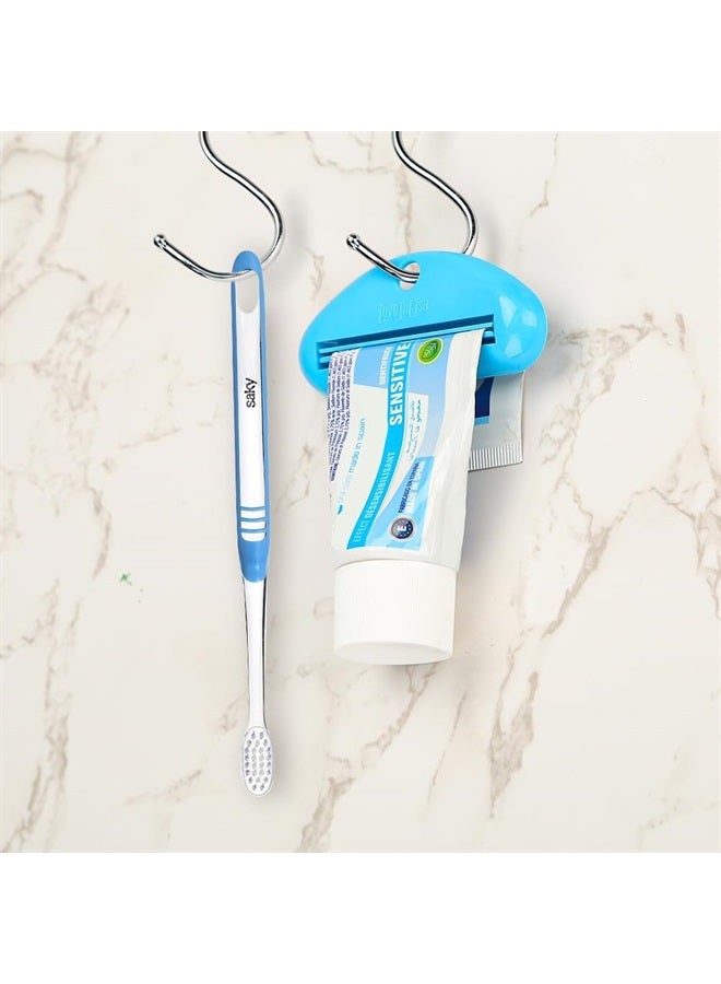 LoveInUSA LoveInUsa Toothpaste Tube Squeezer Dispenser, Hanging Toothpaste Clips Holder Rolling Holder Squeezer 4 Pack - Image 5