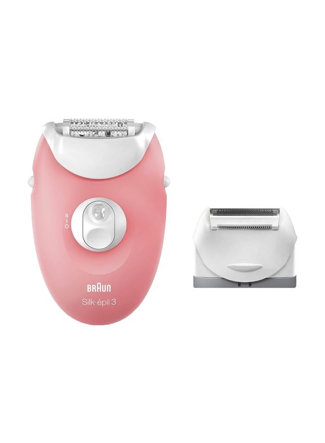 BRAUN Silk Epil 3 3-440 epilator Set White/Pink/Silver - Image 2