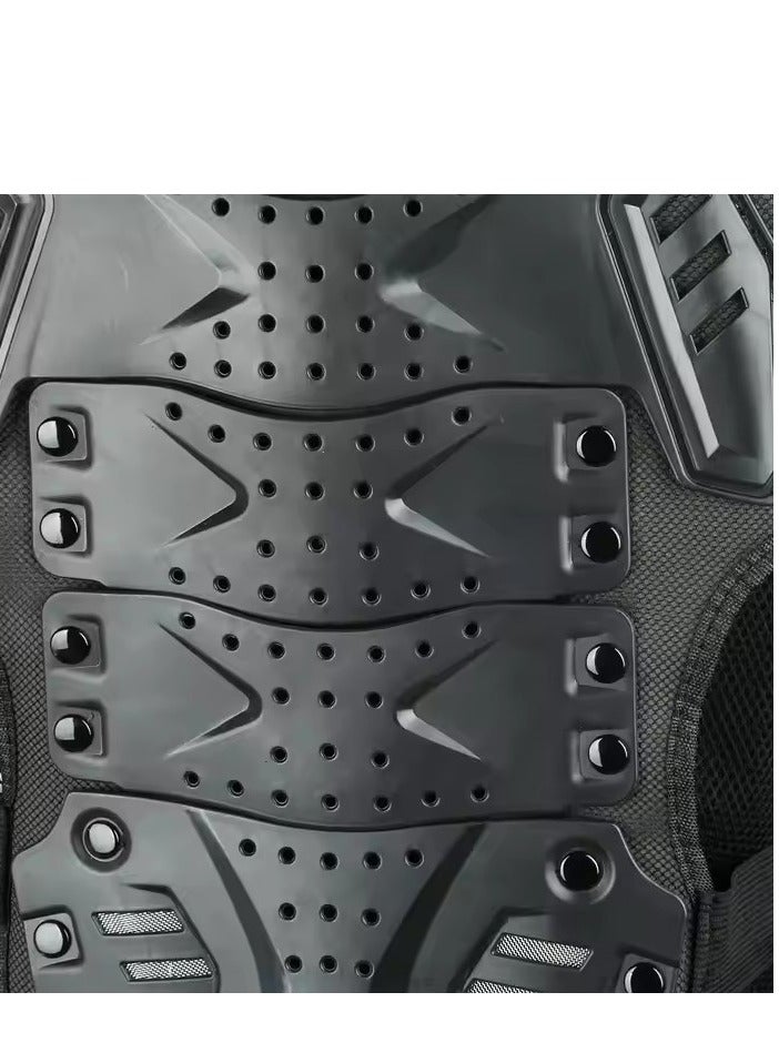 Loquat Motorcycle Protective Jacket, Motocross Riding Protective Gear, ATV Dirt Bike Chest Spine Protector, ,Sport Motocross MTB Racing Full Body Armor Protector for Men - Image 3