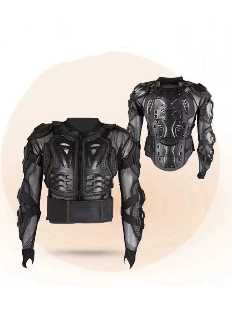 Loquat Motorcycle Protective Jacket, Motocross Riding Protective Gear, ATV Dirt Bike Chest Spine Protector, ,Sport Motocross MTB Racing Full Body Armor Protector for Men - Image 1