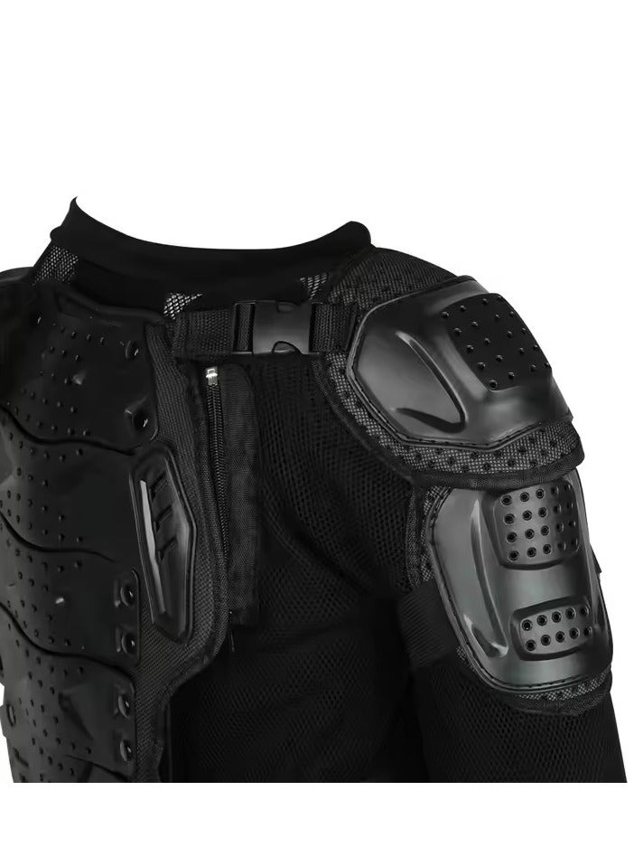 Loquat Motorcycle Protective Jacket, Motocross Riding Protective Gear, ATV Dirt Bike Chest Spine Protector, ,Sport Motocross MTB Racing Full Body Armor Protector for Men - Image 4