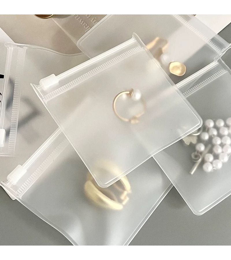 8pcs Reusable Clear Eva Zipper Bags With Air Holes For Cables And Chargers - Image 5
