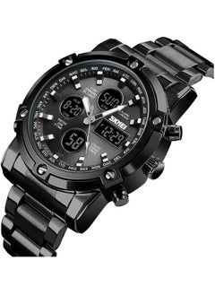 Stylish Design New Men's Wristwatch Digital and Analog Time Display