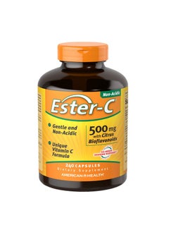 American Health Ester-C with Citrus Bioflavonoids Capsules - Gentle On Stomach, Non-Acidic Vitamin C - Non-GMO, 500 mg, 240 Count (Pack of 1), 120 Servings - pzsku/ZA2E1976558C9EE2CB6EFZ/45/_/1739883135/ad1ce55d-e3ee-469c-9112-66eeb8c6715b