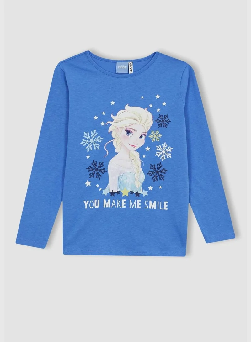 ديفاكتو 2 Pack Girl Frozen Licenced Long Sleeve Knitted Pyjamas
