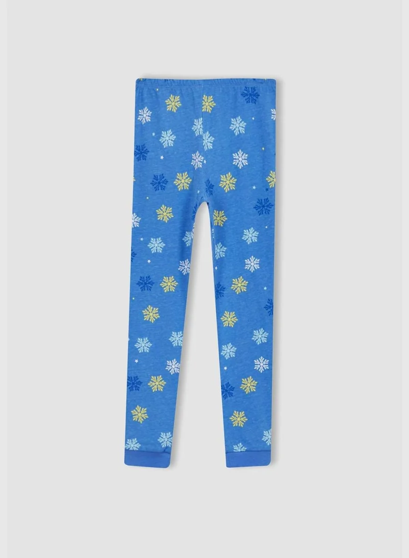 ديفاكتو 2 Pack Girl Frozen Licenced Long Sleeve Knitted Pyjamas