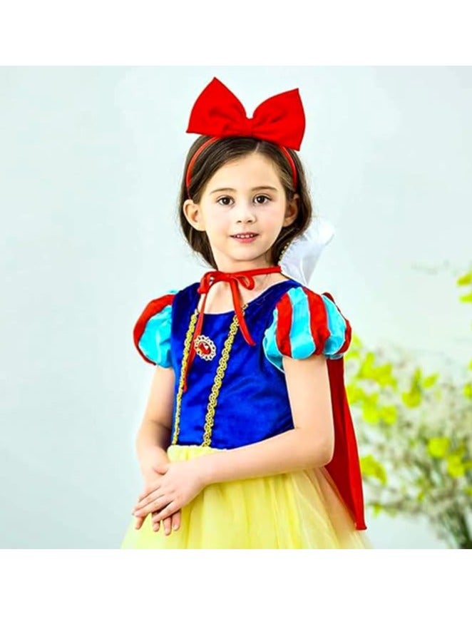 UKR Kids Snow White Princess Dress – Fairytale Storybook Costume for Girls 3-5 (110 cm) | Perfect for World Book Day & Halloween | Enchanted Princess Dress for Toddlers - Image 2