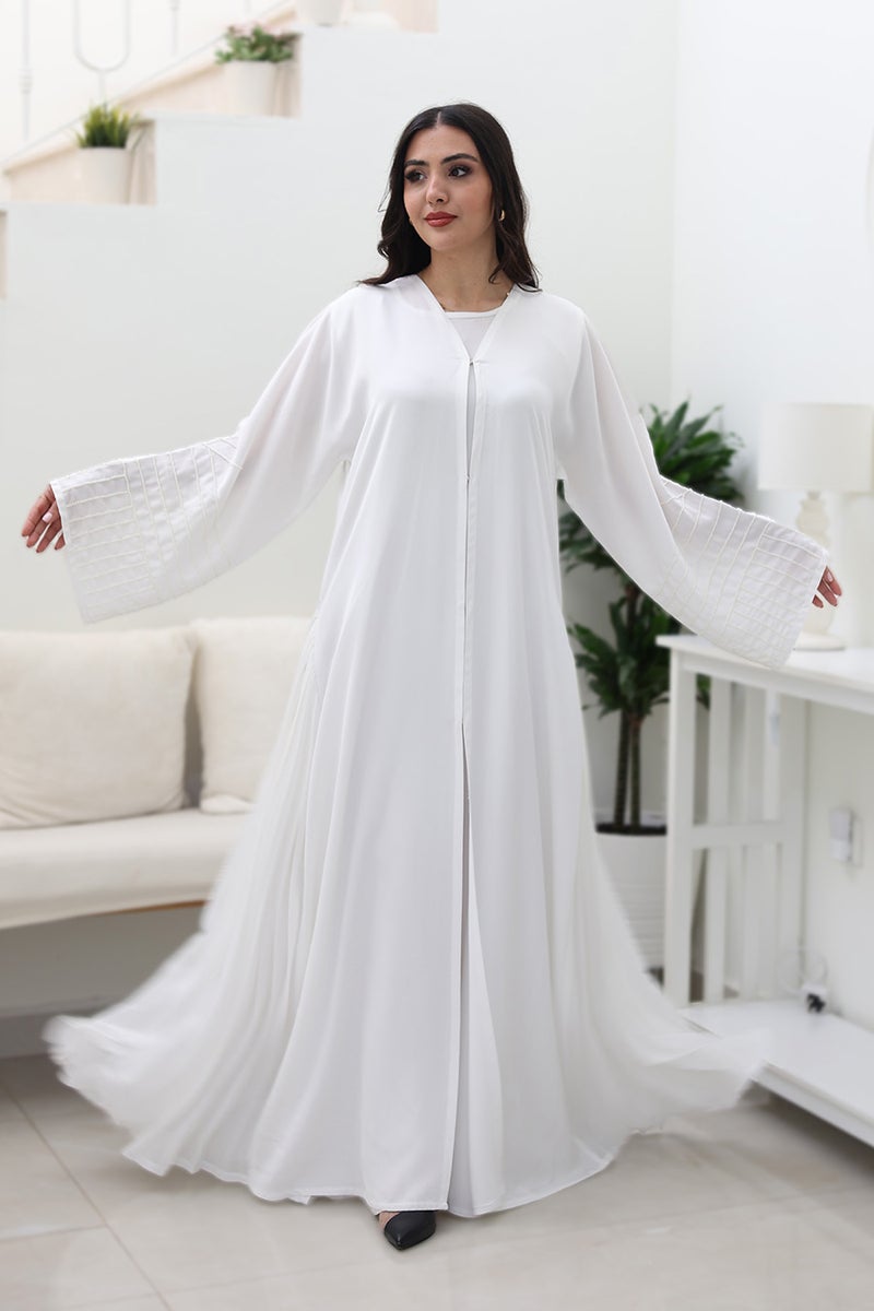 النخبة عباءة بيضاء أثيرية - Image 1