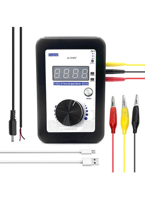 0-10V 0-22mA Voltage Current Source Signal Generator Portable Signal Generator Infinitely Adjustable Knob