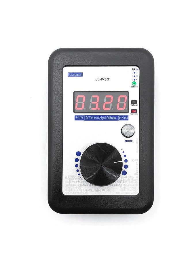 Generic - 0-10V 0-22mA Voltage Current Source Signal Generator Portable Signal Generator Infinitely Adjustable Knob - Image 1