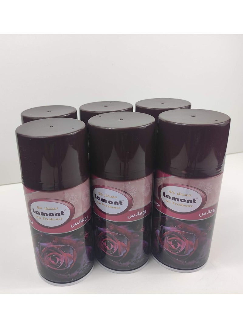 لامونت معطر بخاخ لامونت 6 قطع (رومانس, 300 مل)