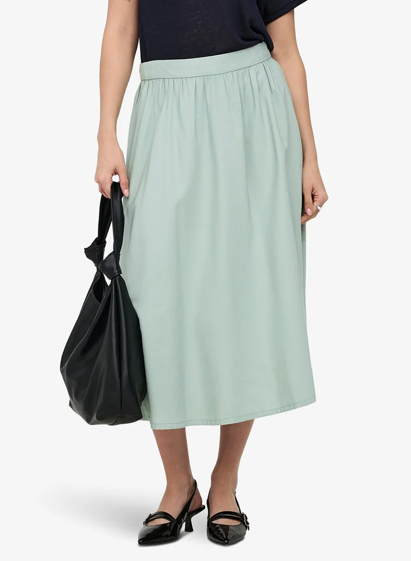 Only Onlaris Life Pull Up Long Skirt